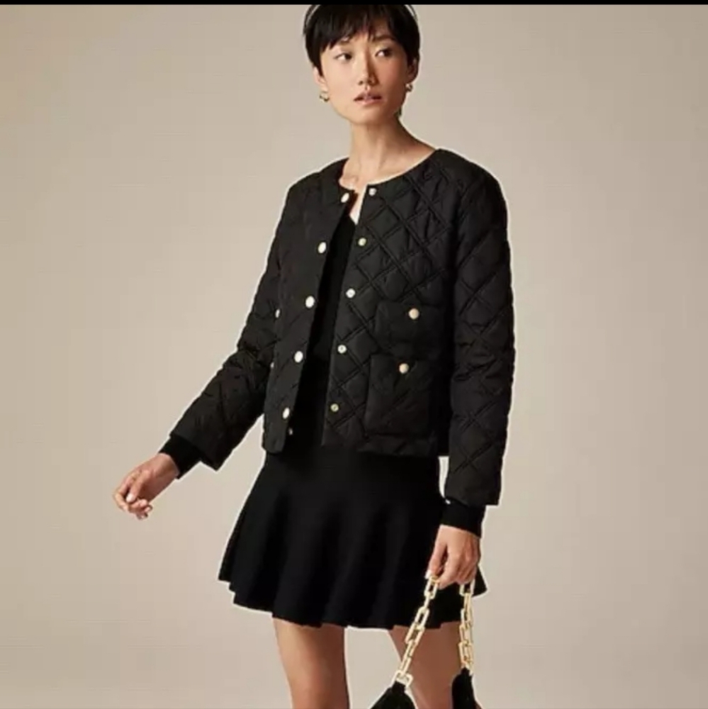J.CREW  Quilted lady Jacket NWT Size 4